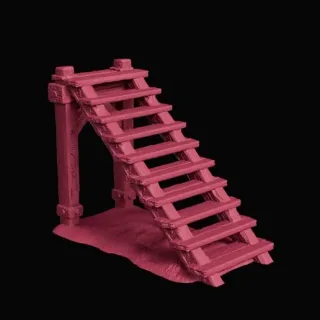 Open staircase - Fantasy tabletop terrain