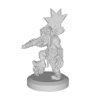 Goblin warrior - Fantasy tabletop figurine